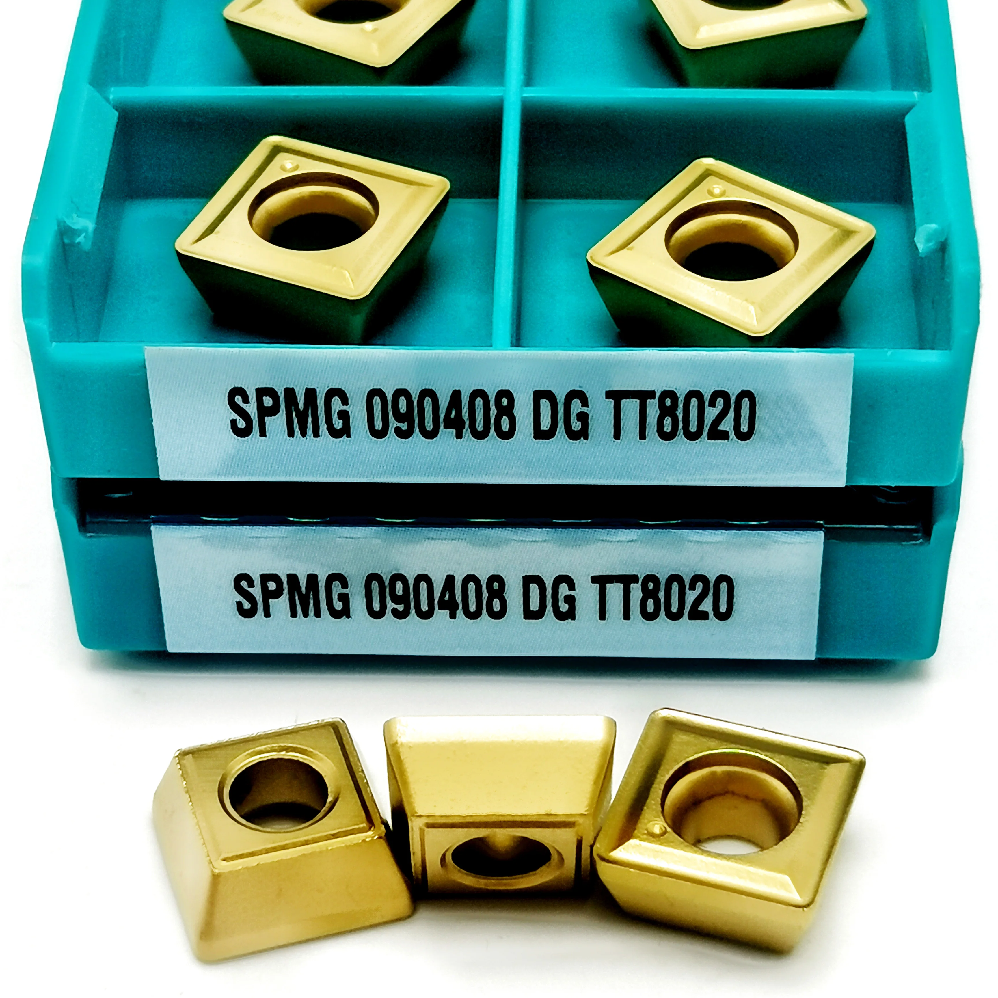 SPMG090408 TT9030 SPMG090408 TT8020 Indexable หมุนตัดแทรก U เจาะเครื่องมือ