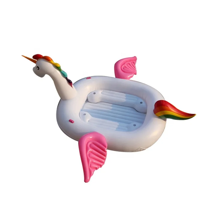 Venta al por mayor, flotador inflable de unicornio Extra grande para piscina de 6 personas, flotador inflable grande enorme, juguetes inflables grandes para piscina de agua