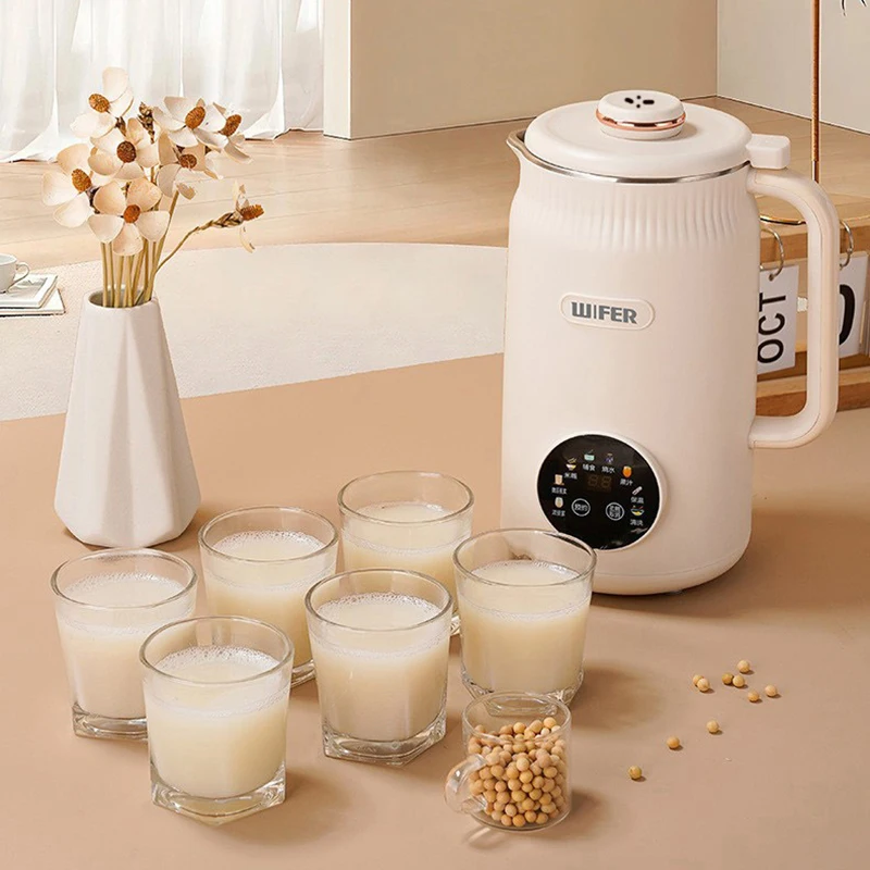 1200ML Electric Soybean Milk Machine Automatic Intelligent Food Blender Fruit Juicer Water Boiling Kettle Rice Paste Maker 220V