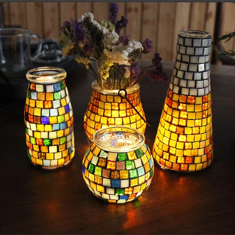[Clearance Sale]85g/3oz approx.30pcs Mosaic Quartz Tiles 2cm/0.78in Square Tile 0.4cm/0.15in Thickness DIY Mosaic Material