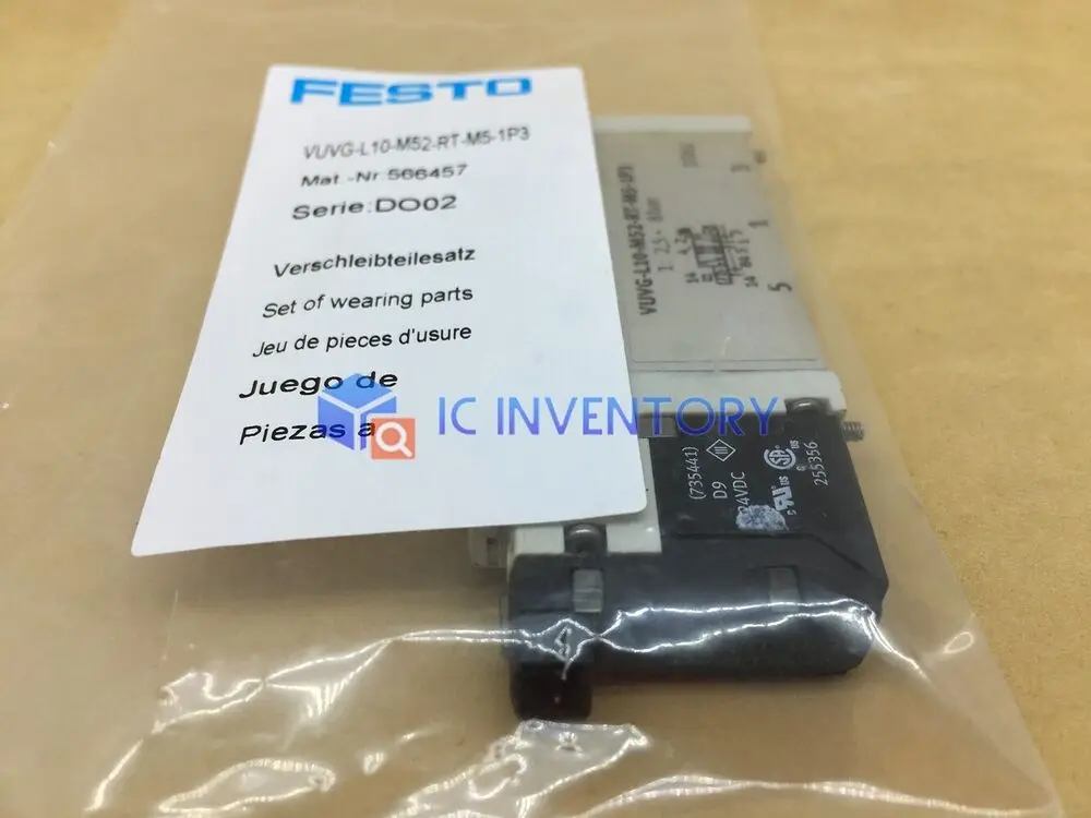 

1PCS Brand New Festo VUVG-L10-M52-RT-M5-1P3 566457