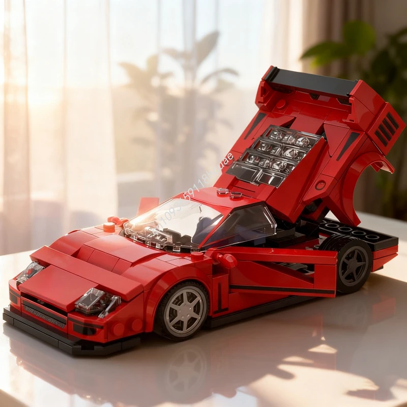 

299 шт. MOC LM City Champions супер модель автомобиля строительные блоки строительство творческая идея Рождественский подарок развивающие игрушки кирпич для детей