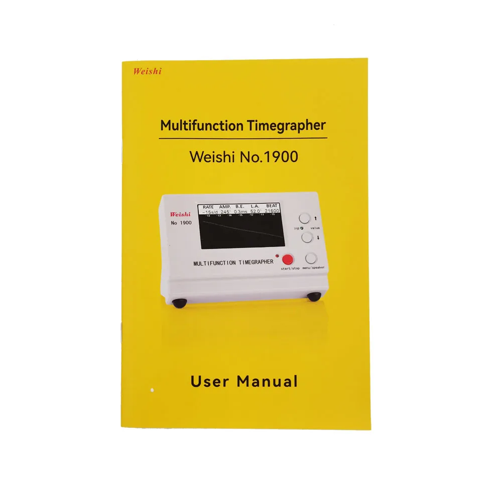 Imagem -06 - Weishi No.1900 Relógio Machanical Teste Detectar Ferramenta de Reparo Tempo Grapher Multi Funções Timegrapher Máquina Sincronismo 1900