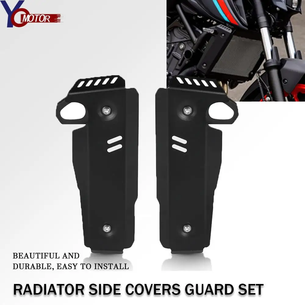 

Motorcycle Accessories For YAMAHA MT07 FZ07 2018 -2021 MT-07 FZ-07 Side Radiator Grille Guard Kit Aluminum Sides Protector Cover