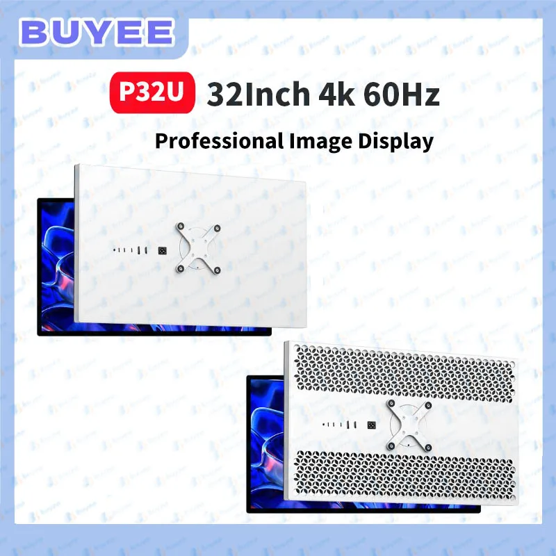

32-дюймовый игровой монитор с ЖК-экраном P32U, панель 4K IPS, 60 Гц, цветная гама, без сенсорного экрана, ЖК-монитор для настольного компьютера, 3840x2160