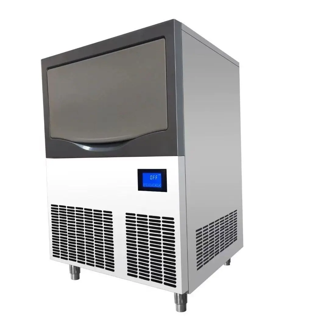 Split Commercial Granular Snow Ice Maker, Intelligent Rapid Ice‑Making Machine for Restaurant & Seafood Display