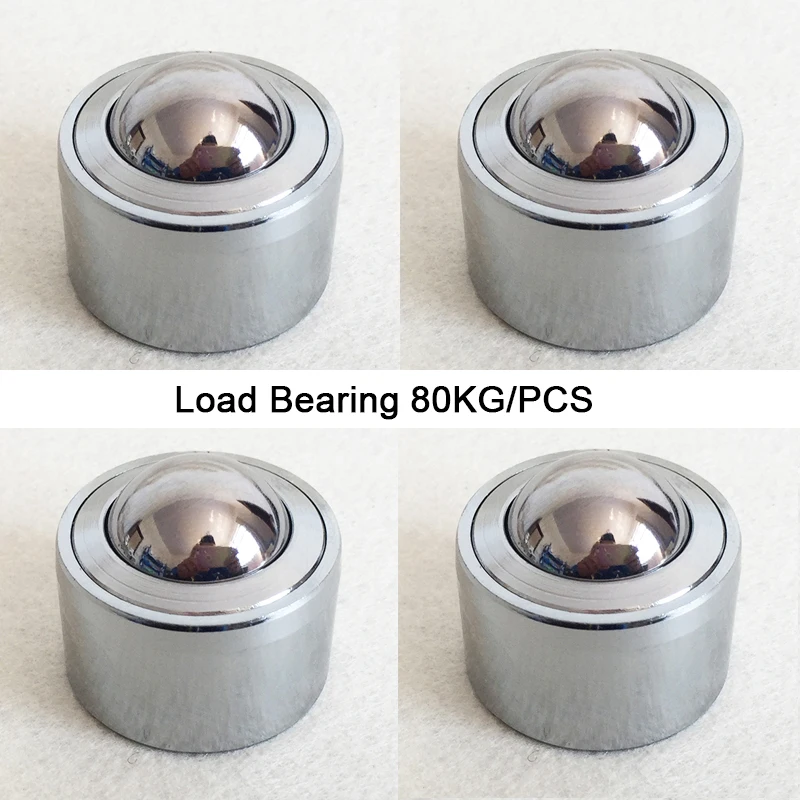 Brand New 10PCS Precision Conveying Universal Wheels Ball Bearing Bull Eye Wheels Casters Industrial Equipments Transfer Wheels