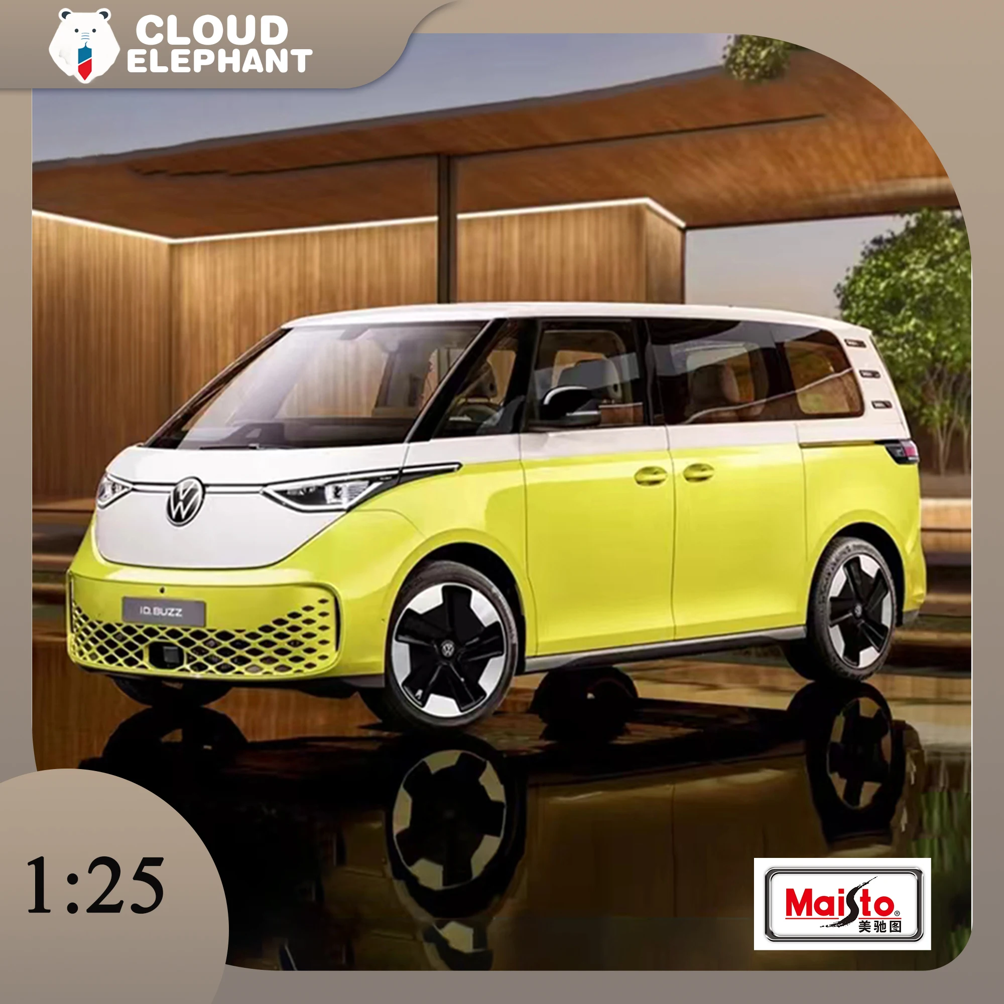 Maisto New Model Car 1:25 Volkswagen Series Model Buzz Bus Vehicle Models Car Alloy Diecast Bus Model Collection Kids Toys Gifts