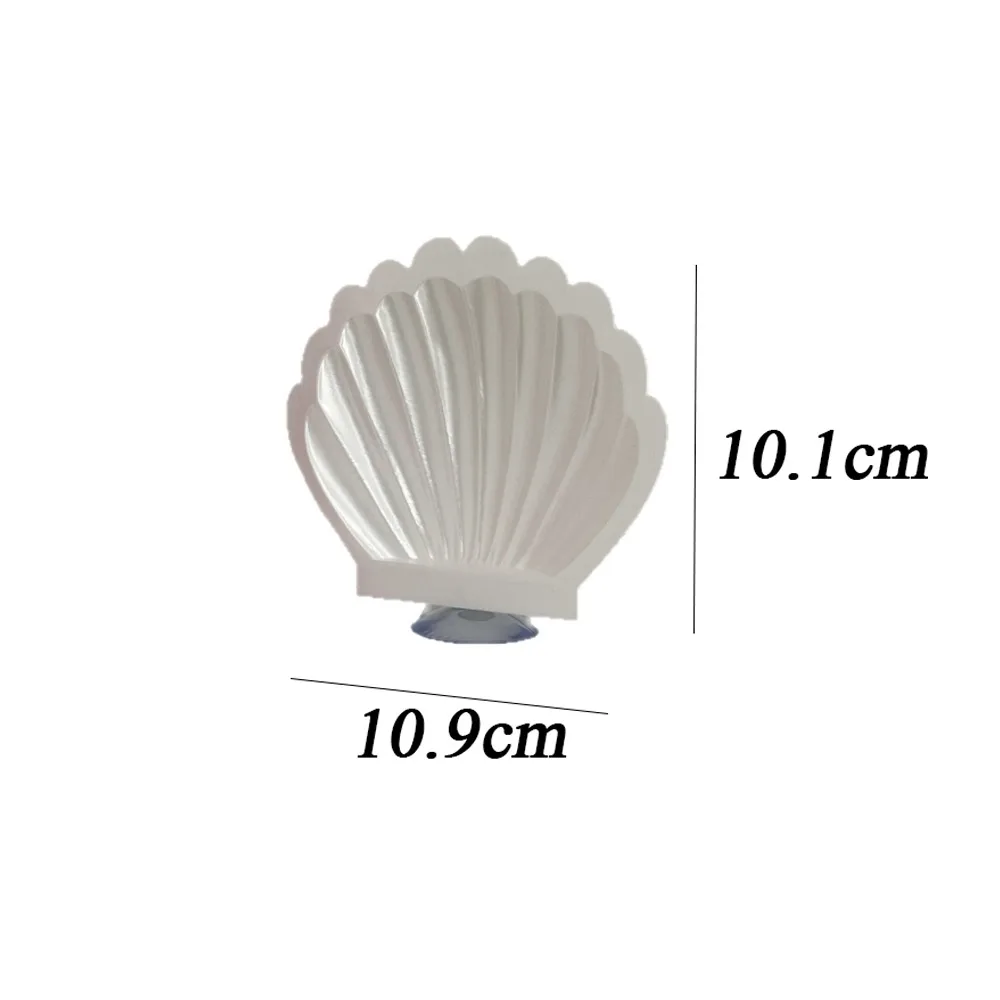 New Shell Shaped Betta Hammock Suction Cup Smooth Pad Aquarium Rest Bed Fish Cave Aquarium Decor