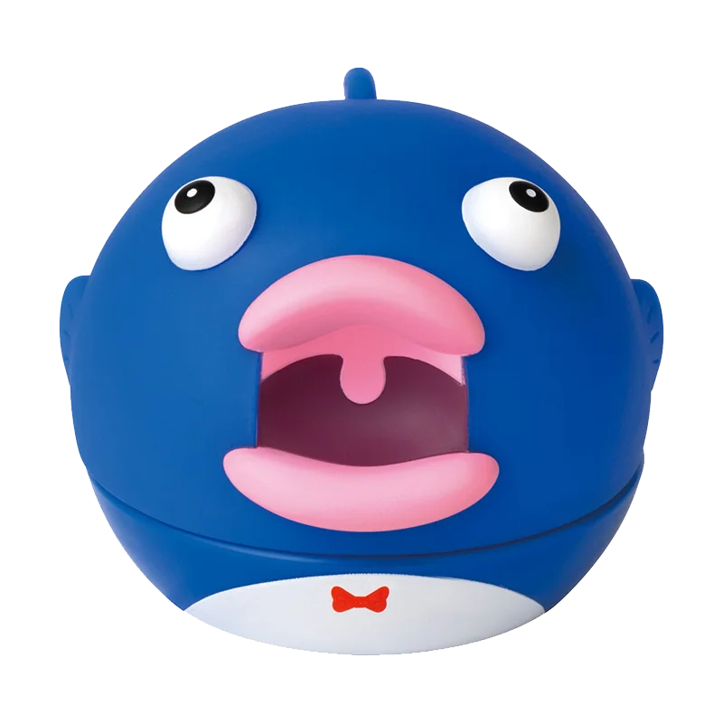 

Bandai Eyewear Factory's Pinching Sound-making Toy Blue Stress-relieving Toy Figurine Model Ornament