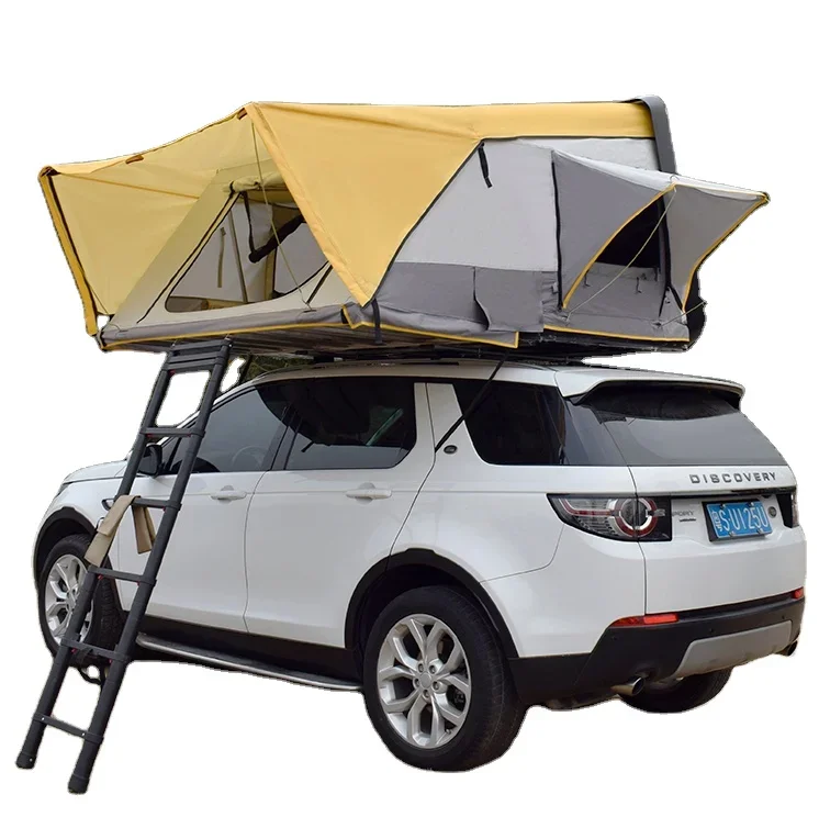 

Outdoor 1.6 meter Camping Trailer Tent Folding type Car Tent Hard Shell Car Roof Top Tent