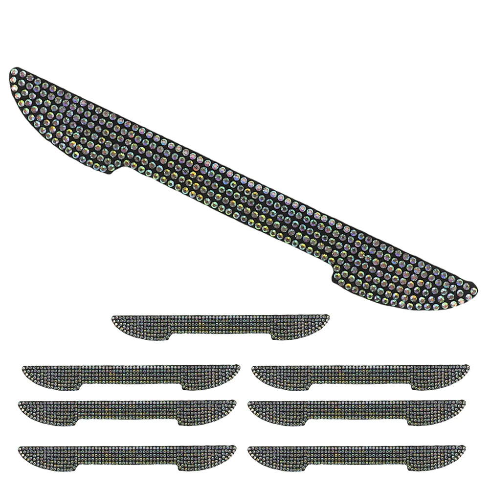 

8pcs Anti Collision Stickers Bling Car Accessories Door Handle Protector Side Mirror Edge Guards Scratch Resistant Cover Car