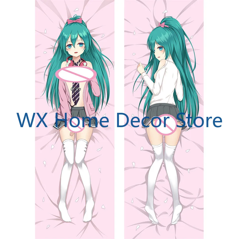 

New Style VOCALOID Dakimakura Waifu 2WAY Hugging Body Pillow Case Gift Anime Sexy Pillow Case Otaku Cushion Cover