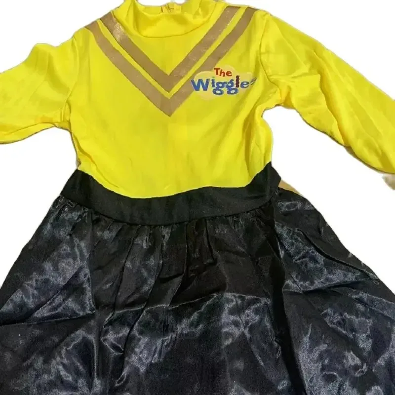 زي Bear's Den للهالوين للأطفال إيما من The Wiggles فستان تنكري للفتيات ملابس رائعة باللونين الأصفر والأسود الأمير الجديد 2025