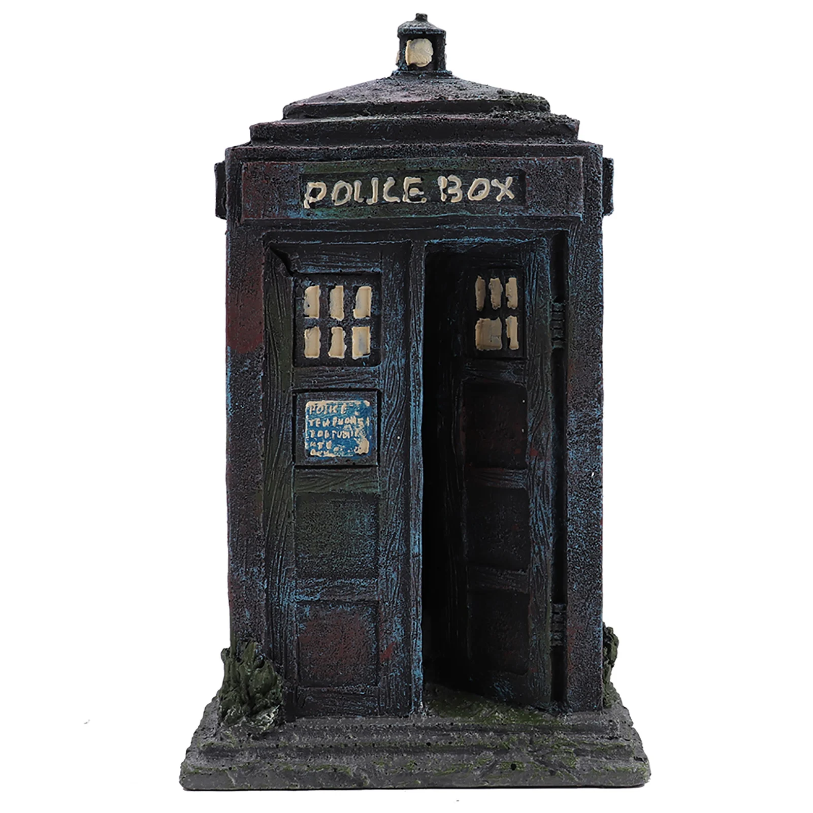 

Resin Simulation Sentry Box Statue Ornament Fish Tank Aquarium Landscaping Decoration Accessory