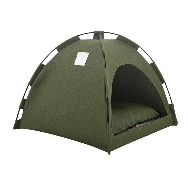 Summer cooling mat outdoor pet nest tent breathable foldable solid color simple pet cage