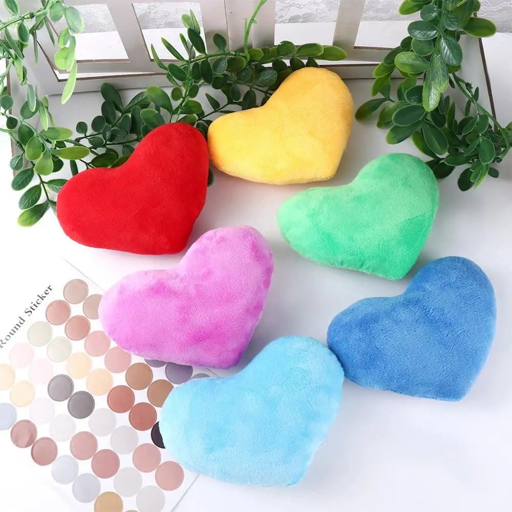 1 Pcs High Quality Colorful Heart Throw Pillow Comfortable Soft Material Plush Toy Couple Valentine Day Gift Household Goods