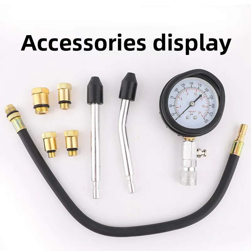 

Household Multifunctional Cylinder Pressure Gauge Inspection Kit for Car & Motorcycle Repair