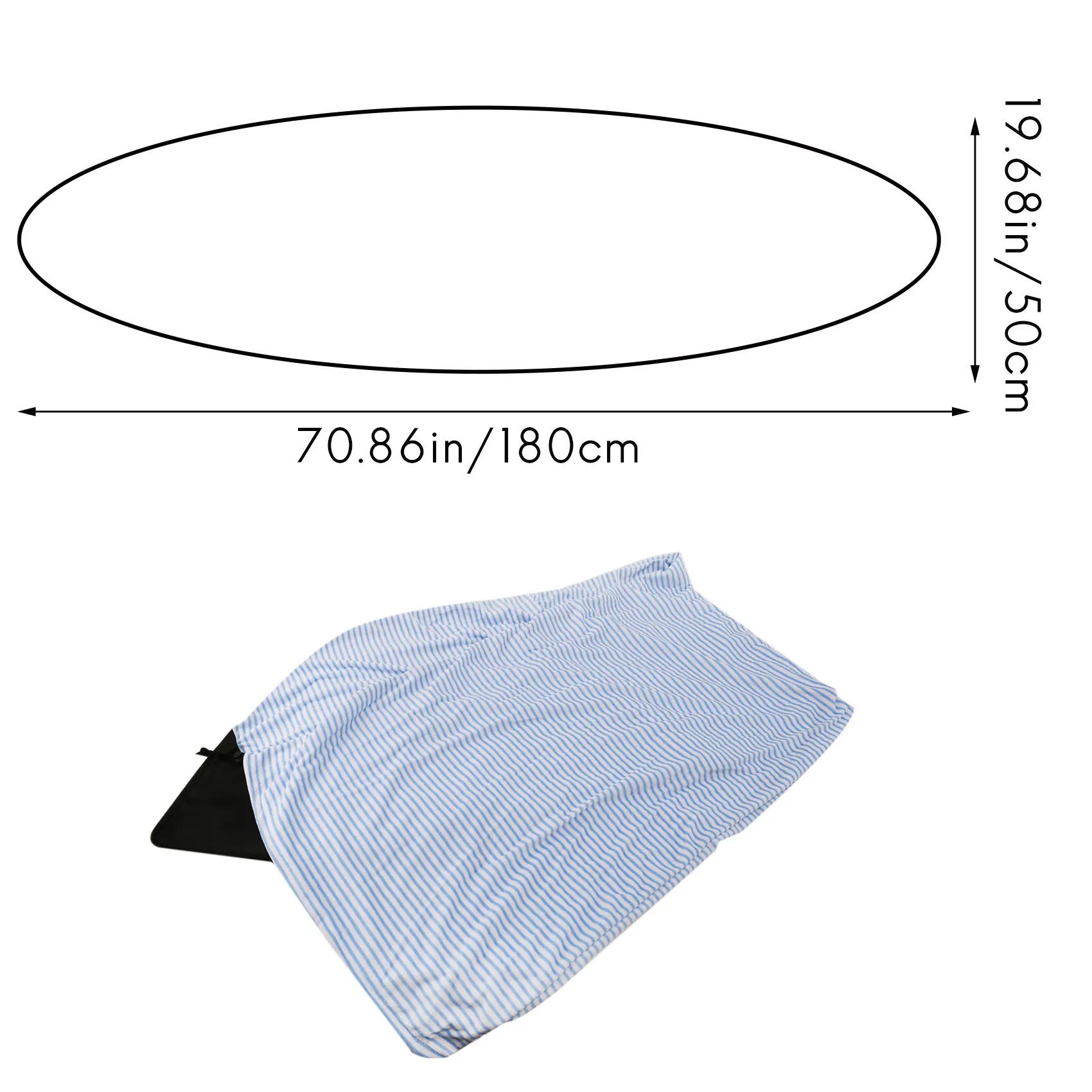 

2525+ Surfboard Socks Cover 6Ft Blue And White Surf Board Protective Bag Storage Case