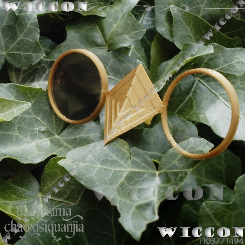 Qifrey Lunettes et Accessoires, Accessoires 3D en Acide Polylactique, Chapeau de Sorcière Cosplay, Cadeau pour Festival, Atelier, Comic Con