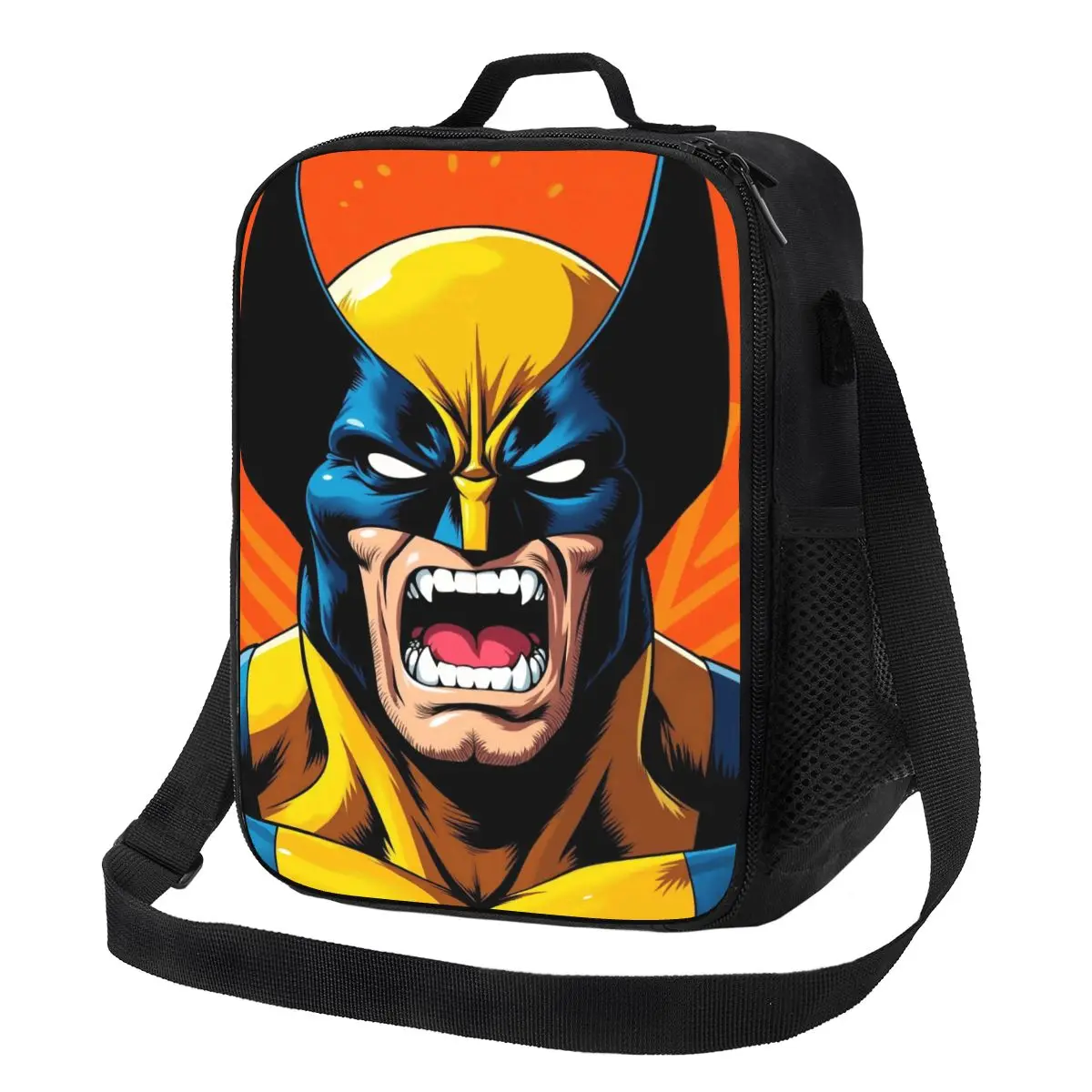 

Custom W-Wolverine Movie Resuable Lunch Boxes for Women Waterproof Cooler Thermal Food Insulated Lunch Bag Office Work