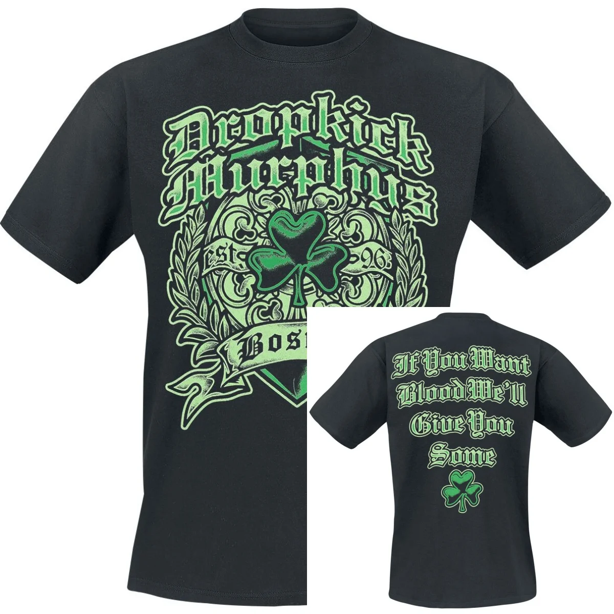 Dropkick Murphys Graphic Cotton Band T-shirt Unisex Summer Short Sleeve Fashion Brand Tee Luxury Casual Vintage Tees