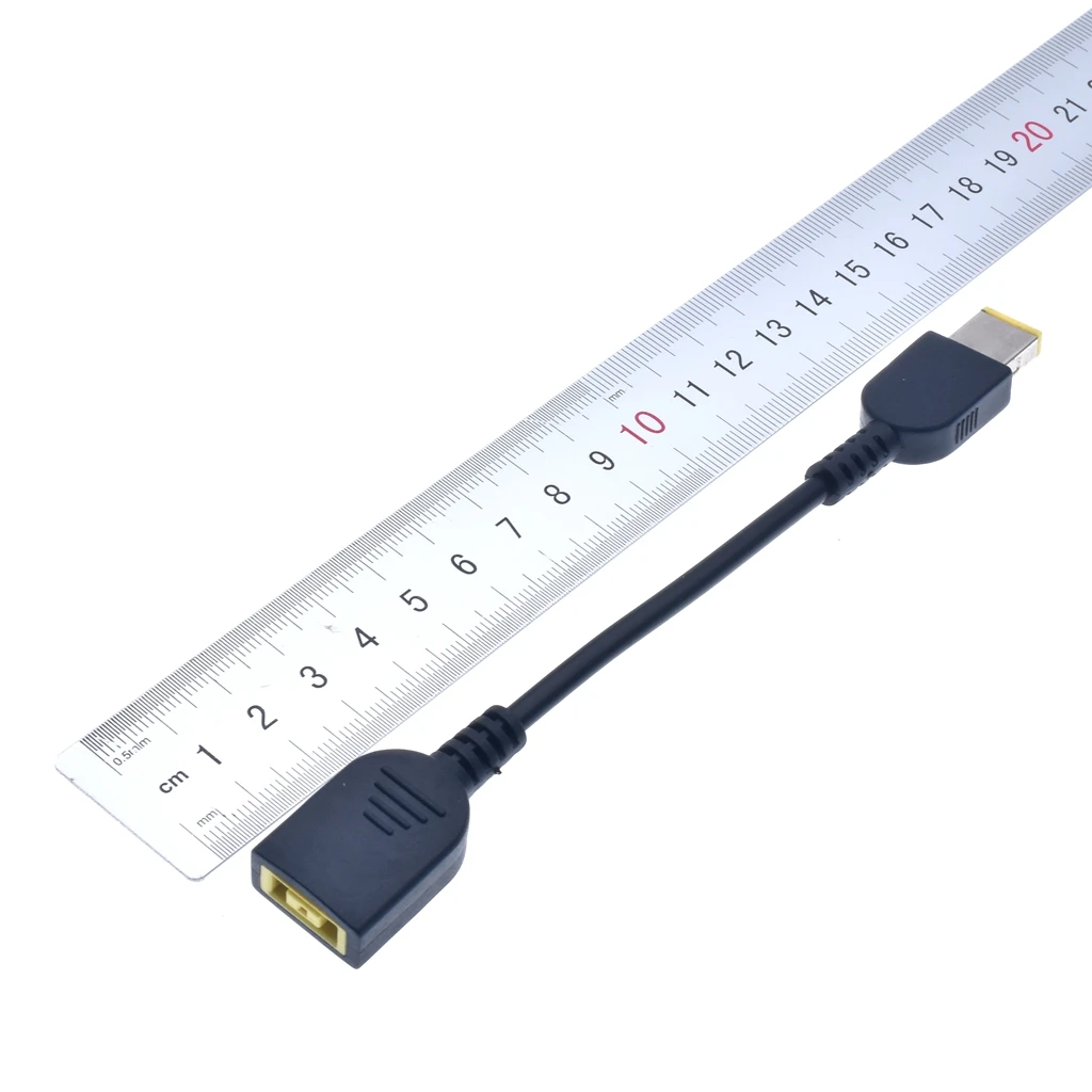 DC Power Jack Square USB Female to 5.5*2.1/7.9*5.5/4.0*1.7/mm Male Power Converter Cable for Lenovo Thinkpad Laptop 15cm