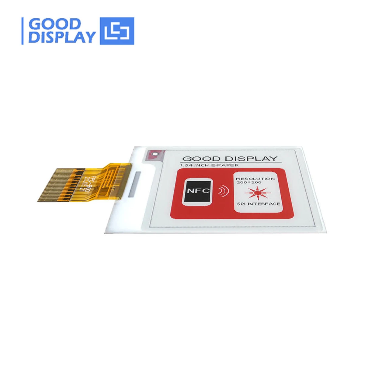 1.54 polegadas preto branco vermelho cor epd e-ink módulo display 200*200 interface spi gdm0154z90 suporte global/referência de peça