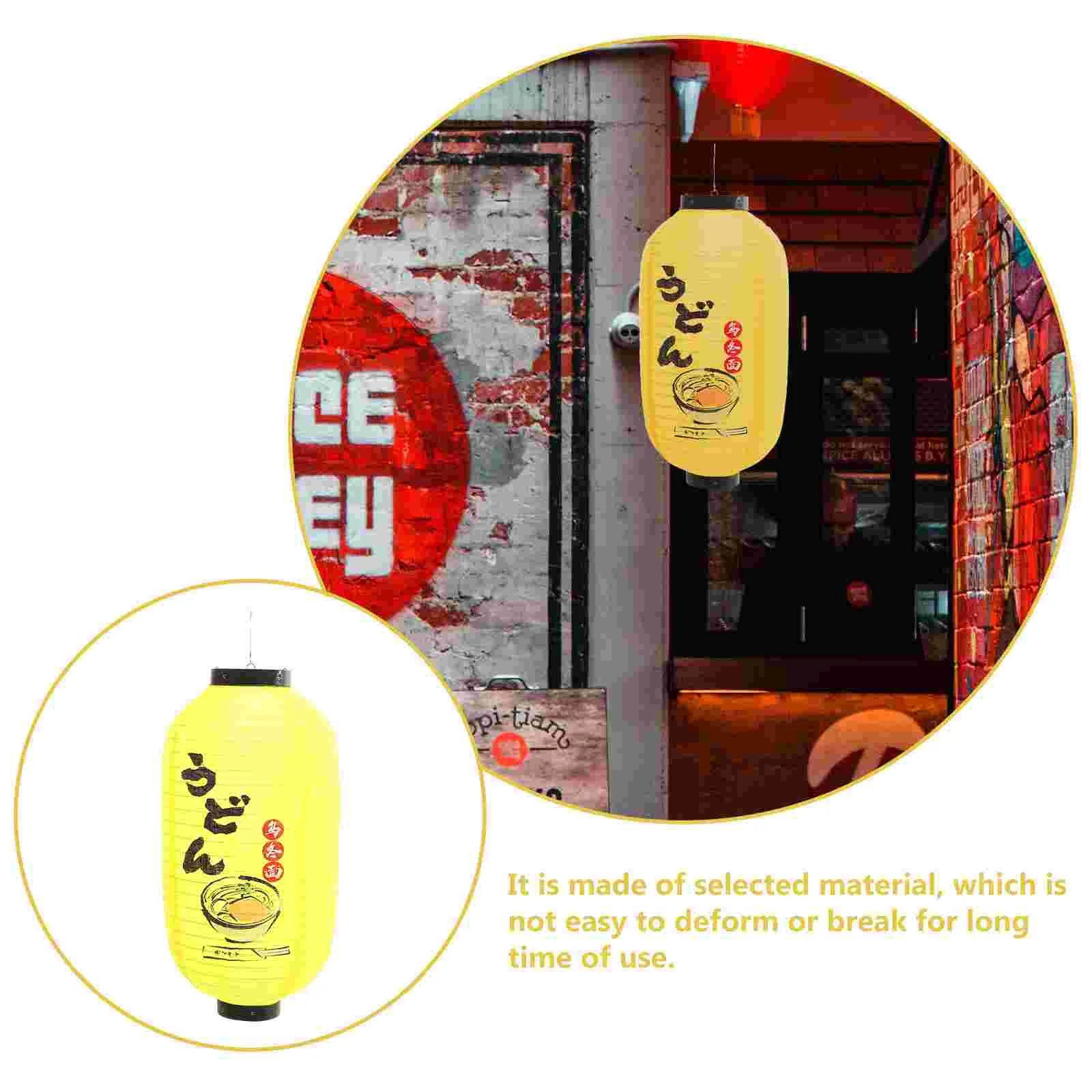 เครื่องเป่าลมกันน้ําโคมไฟ Fountain ปากกาสไตล์ญี่ปุ่นโคมไฟผ้าไหมกลางแจ้ง Wearproof ตกแต่ง