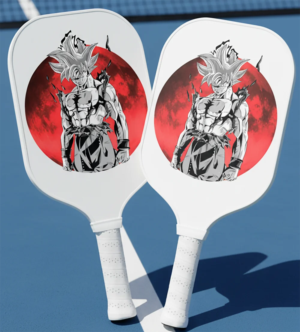

Animes Figure Style Dragon Ball Goku Carbon Fiber Fiberglass Pickleball Paddle Colorful- Professional/Intermediate/Starter