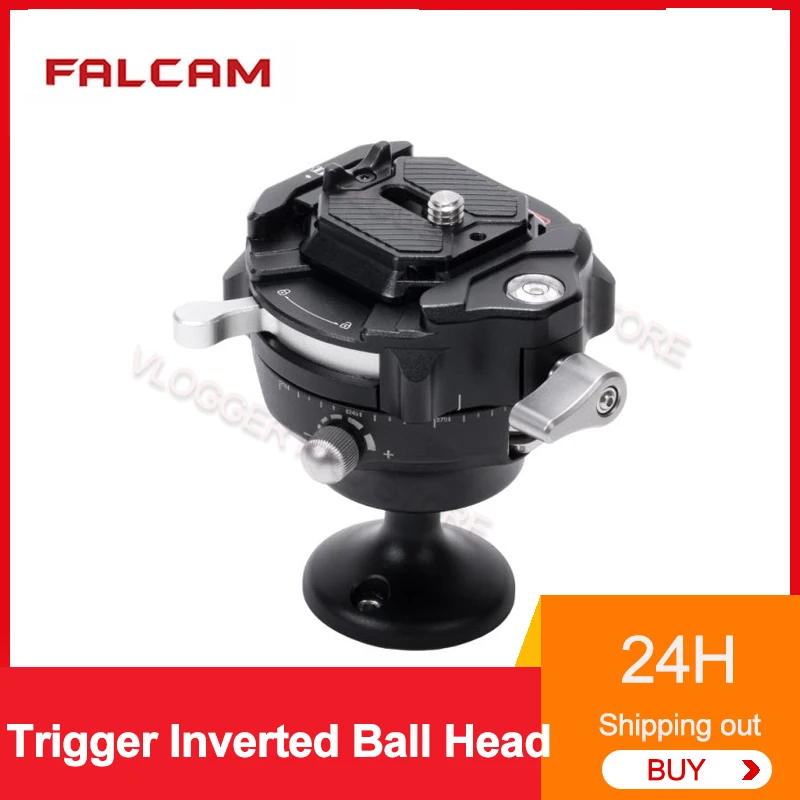 FALCAM F38 Pro Quick Release Trigger Inverted Ball Head (320P) F38B4303 For Professional Tripods Accessories Video Photography