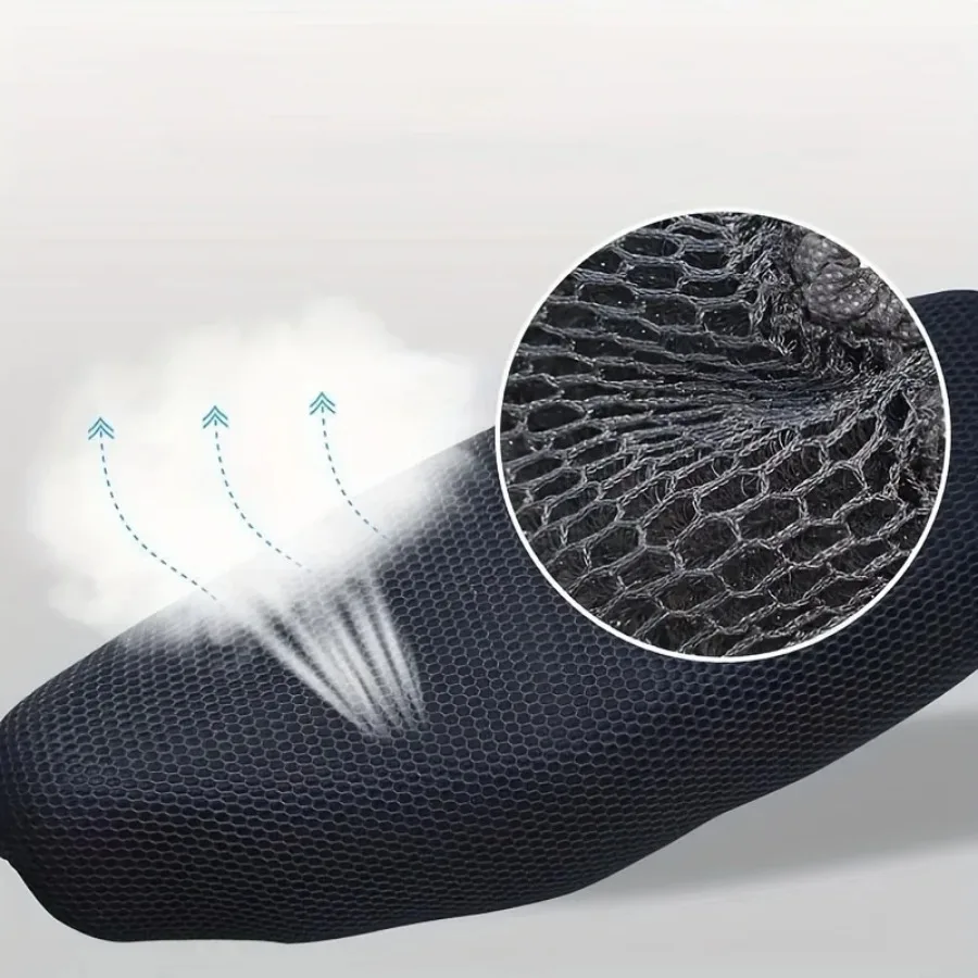 غطاء مقعد شبكي ثلاثي الأبعاد للدراجات النارية - أيضًا للدراجات الكهربائية، يضف الراحة والملحق العملي لتعزيز تجربة الركوب