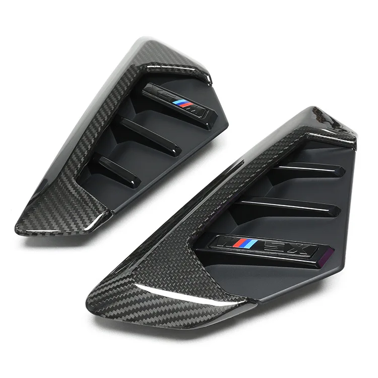 For BMW X5 X5M G05 F95 Carbon Fiber Dry Carbon Fender Side Vent Trim Kit Front and Rear Airflow Ducts Upgrade