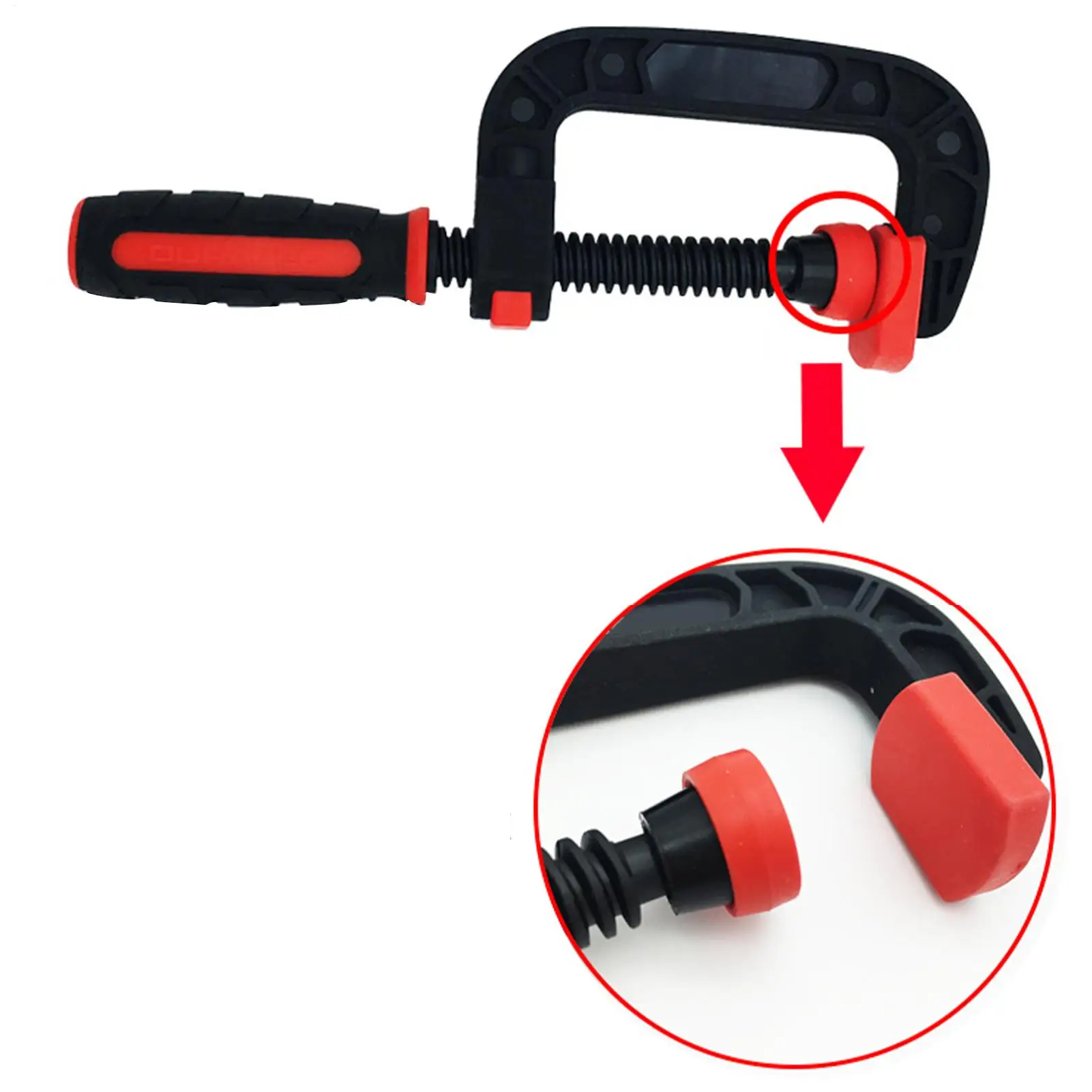 Clamps For Woodworking Adjustable G/C Spring Clamps Quick-Release G Spring Clips For Woodworking Carpentry Workshop Bench