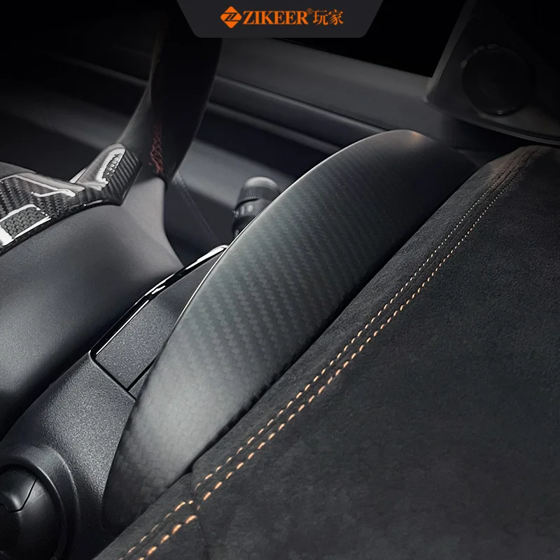 Suitable for 2024 2025 ZEEKR 001 dashboard display screen shading cap dry carbon product interior modification
