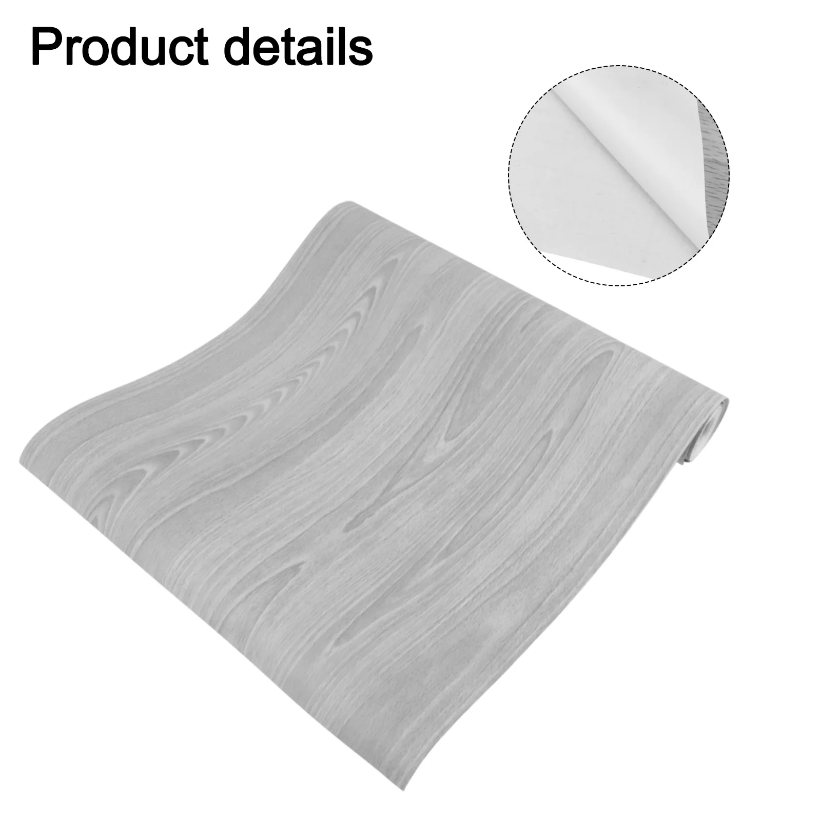 

Brilliant Finish Bedroom Flooring Imitation Wood Sticker Natural Look Flooring 45cm*10m Size Comfortable Underfoot For Kitchen