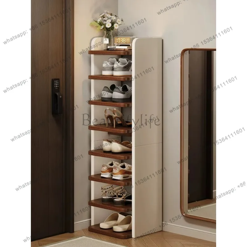 YJ Home Door Shoe Rack Home Door Multi-Layer Economic Small Narrow Shoe Rack Storage 2026 New Popular Simple Storage Shoe Cabine