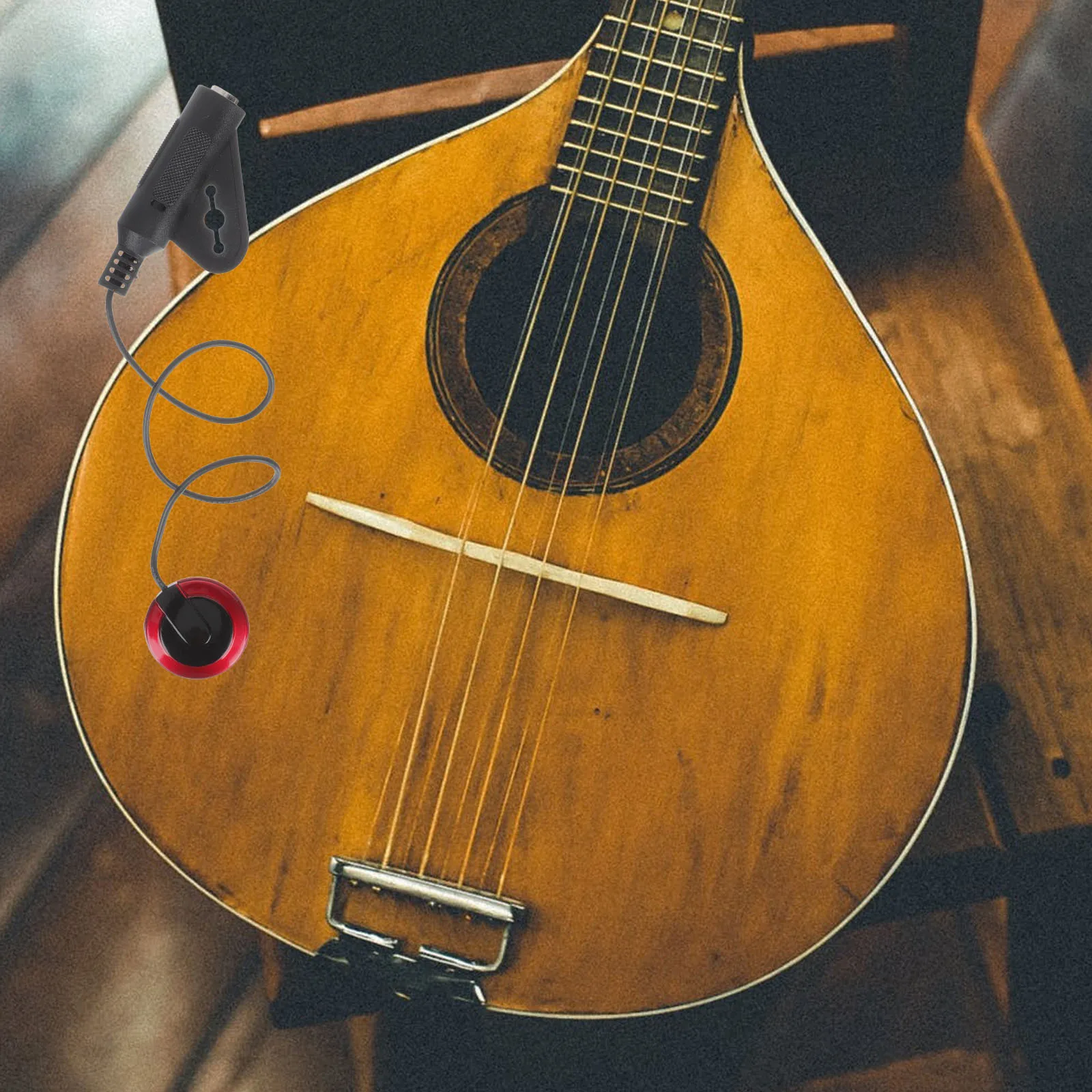 

Acoustic Guitar Pickups Sound Hole Accessory Plectrums Transducer Kit Parts Self Adhesive Easy Install Excellent Performance