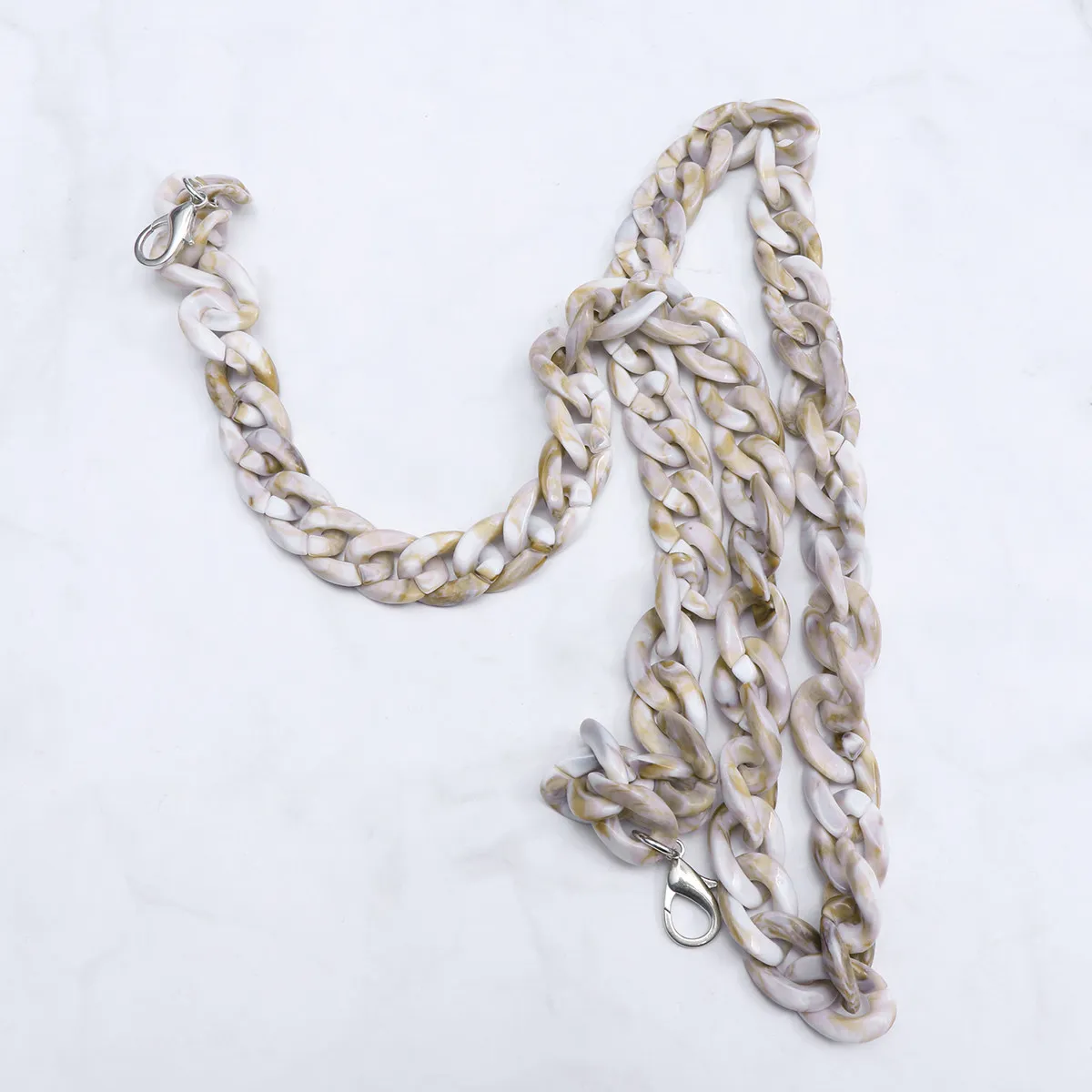 1Pcs 120cm Acrylic Bag Strap Durable Creative Shape Design for Shoulder Satchel Messenger Bags Party Travel Accessories