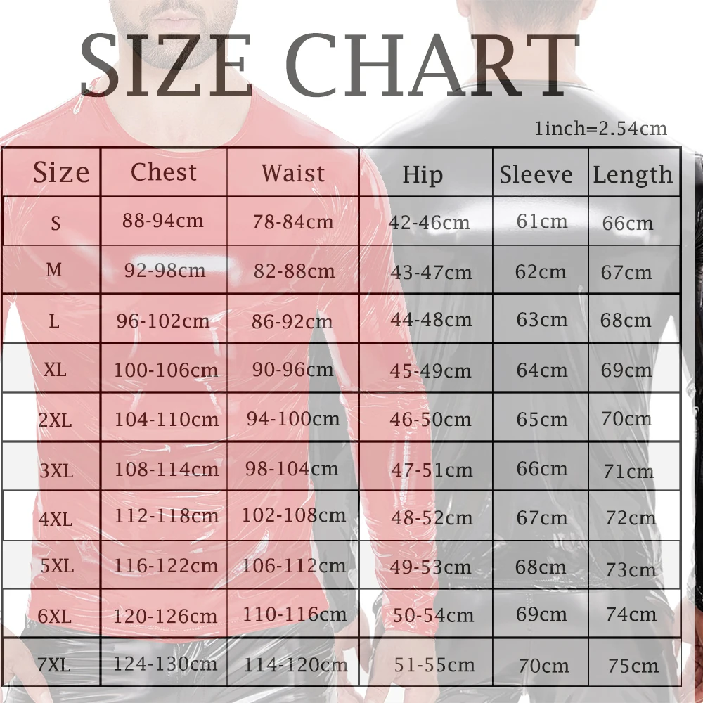 

Мужские повседневные топы на молнии с плечами, глянцевые кожаные футболки из ПВХ, сексуальные мужские блестящие латексные футболки для ночного клуба с длинным рукавом, облегающие футболки с мокрым эффектом