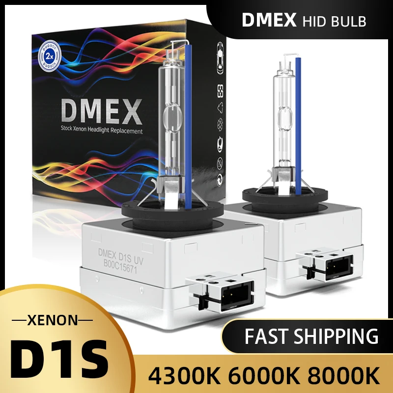 

DMEX Upgraded OEM 12V 85V D1S Xenon HID Headlight Bulbs 4300K 5500K 6000K 8000K 66140 66144 85410 85415 Headlamp Replacement