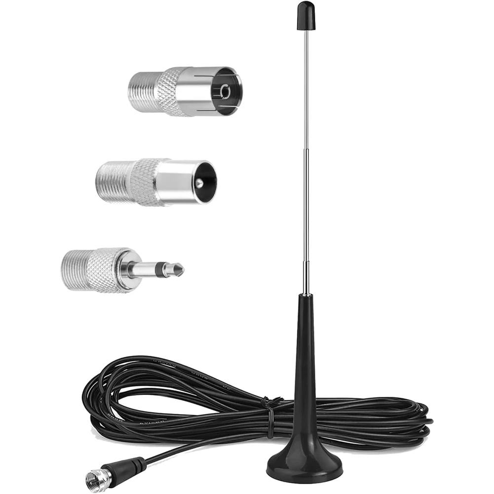 ●FM DAB Radio Antenna for Stereo System and AV Receiver - Universal Indoor Antenna with Extension Cable