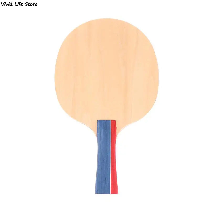 5-Ply Pure Wood Training Table Tennis Racket Base Plate Lightweight Ping Pong Bat Carbon Racket Blade Plywood  DIY Paddle Accs