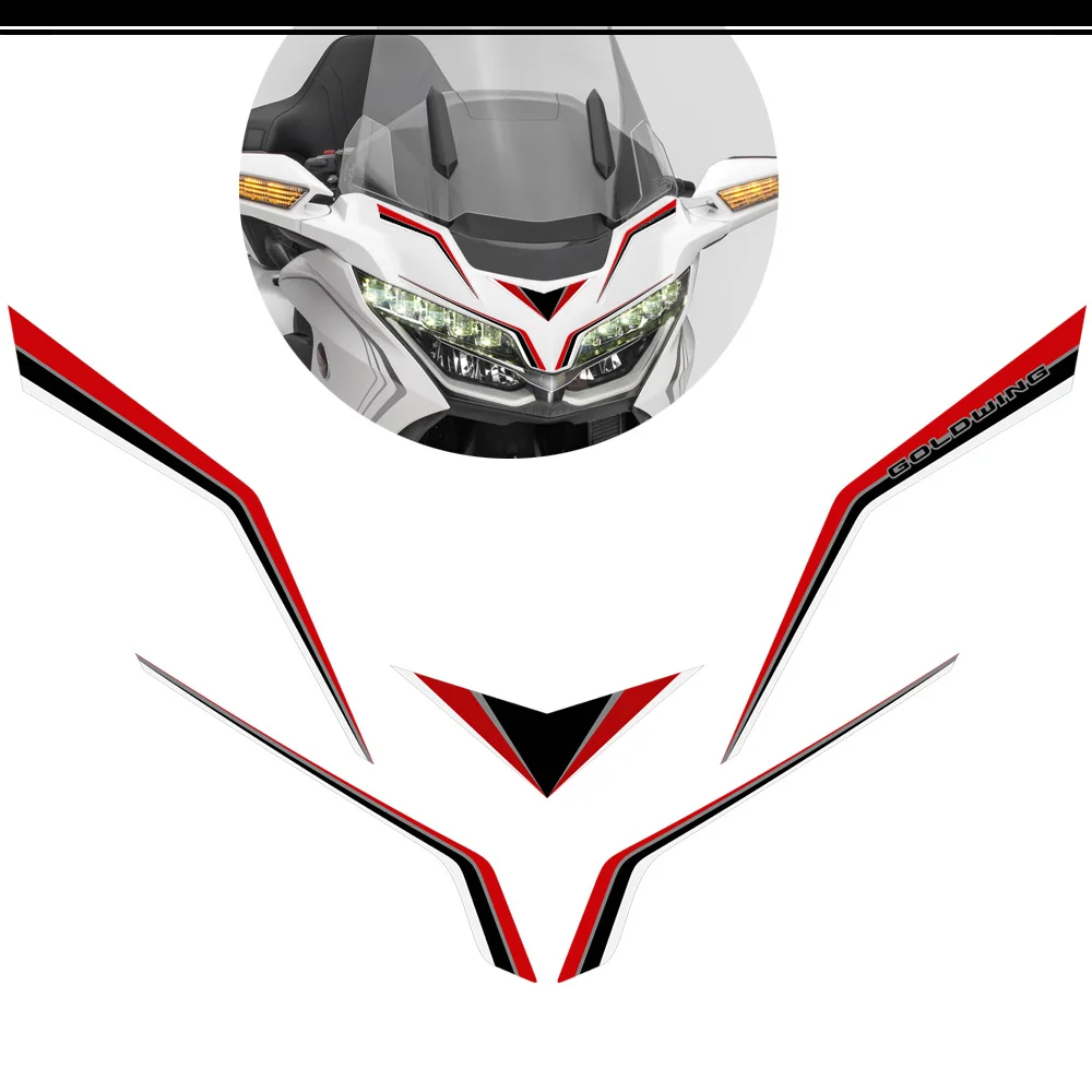 Goldwing Windshield Windscreen For HONDA GL1800 GL 1800 Tank Pad Touring Sticker Decal Kit Cases Protection 2018 2019 2020