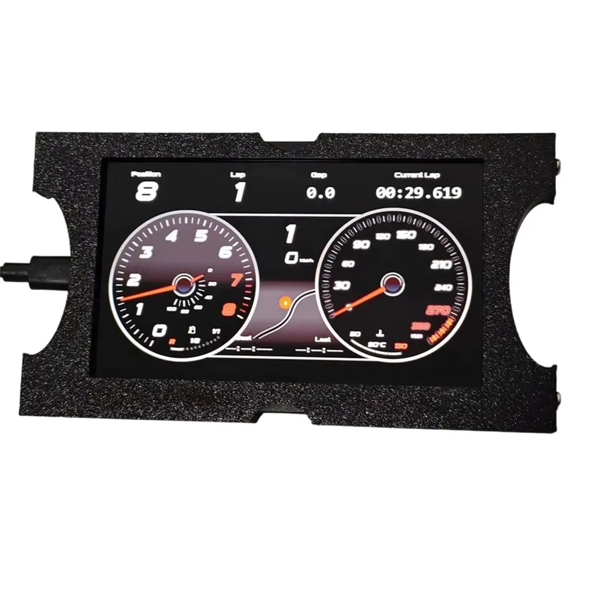■★New Arrival Fashion  Simracing Game Multifunctional Dashboard 5-Inch OLED Screen Display Meters PC for FANATEC for for