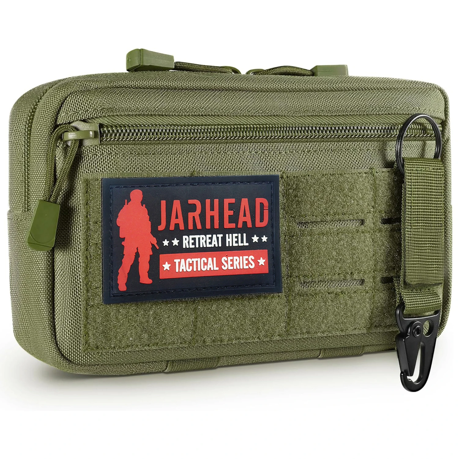 Bolsa tática molle com corte a laser 1000d, compacta, resistente à água, utilitária, bolsa administradora para mochila, colete, cinto de trabalho, acessório de caça