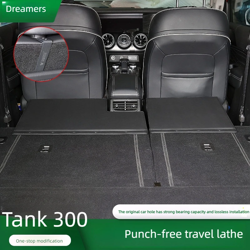 

For Great Wall Tank 300 TANK 300 Rear Seat Modification Lathe Folding Car Mattress Sleeping Rear Travel Bed Board Accessories