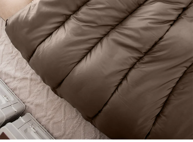 BISINNA XL Camping-Winterschlafsack, leicht, locker, verbreitert, lange Schlafsack für Erwachsene, Ruhe, Ausflug, Outdoor, Wandern, Angeln – Detail 6