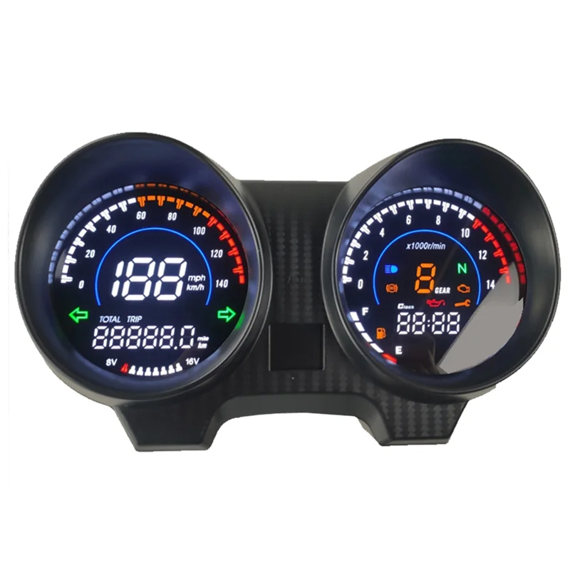 LED Digital Dashboard Motorcycle RPM Meter Speedometer for Brazil TITAN 150 Honda CG150 Fan150 Motorcycle Accessories