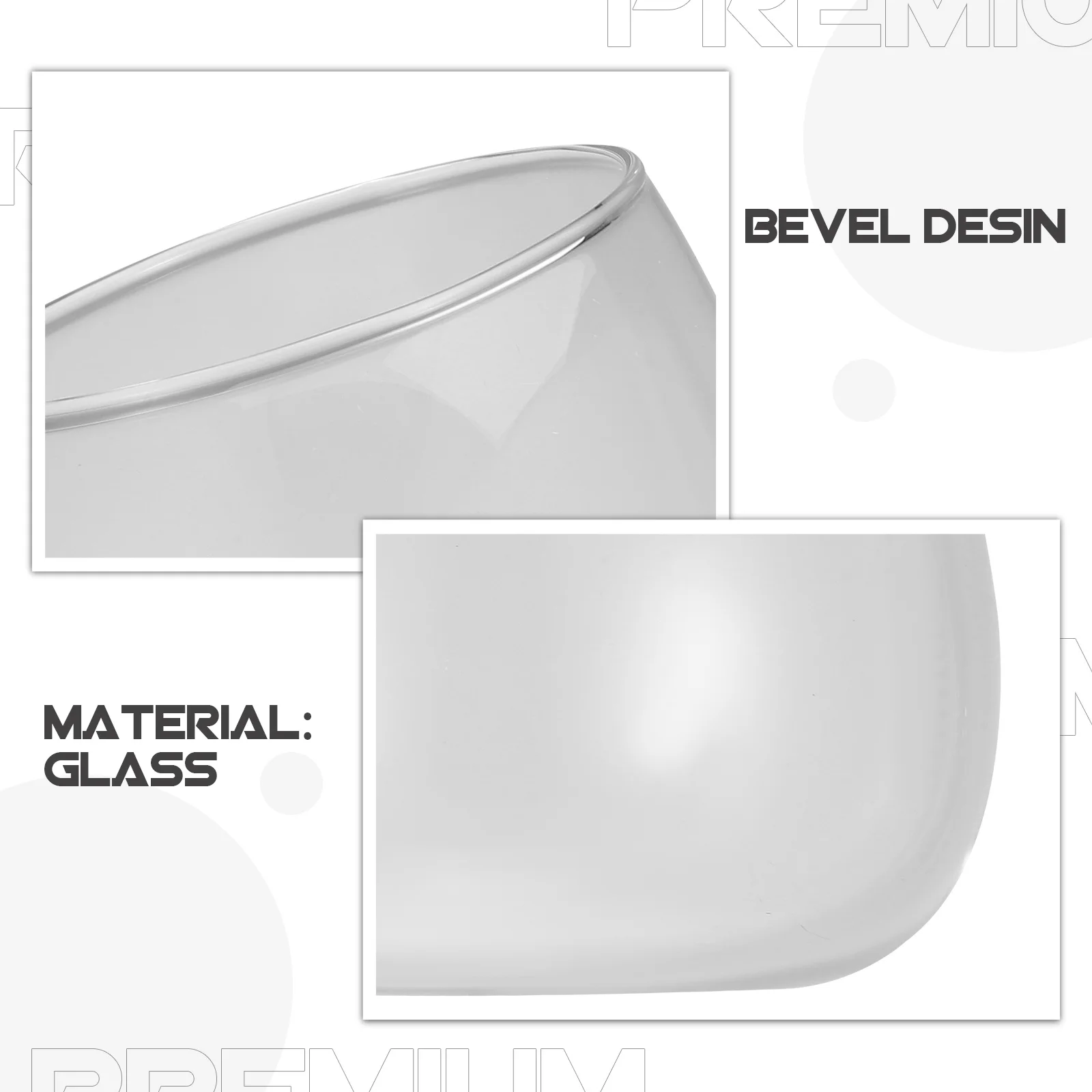 

1Pcs Microlandschaft Terrarium Creative Bevel Design Thickened Glass Vase Micro-Ecology Environment Home Decor Gift Transparent